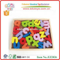 Funny letters alphabet box wooden educational toys kids wooden magnetic letter for child